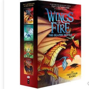 WINGS OF FIRE NWT graphic box set (1st 4 books) -Tui t Sutherland